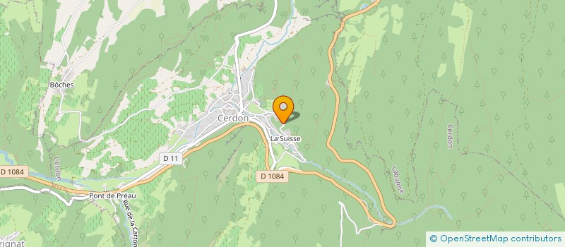 localisation de l'entreprise SOCIETE CIVILE LATHUILIERE à CERDON