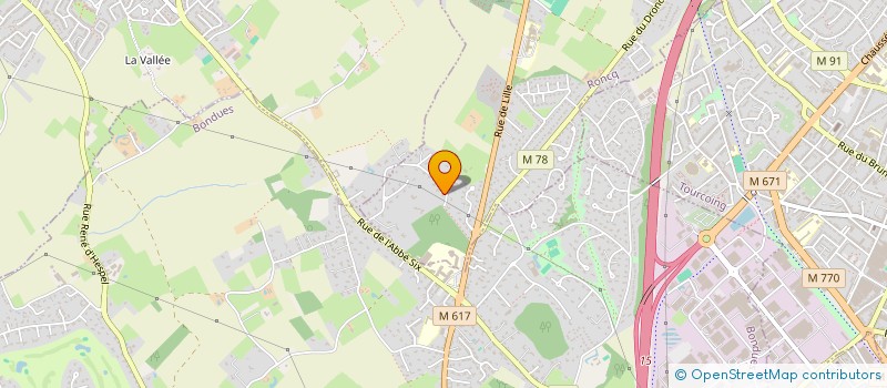 localisation de l'entreprise SOCIETE CIVILE LAUROLI 2002 à RONCQ