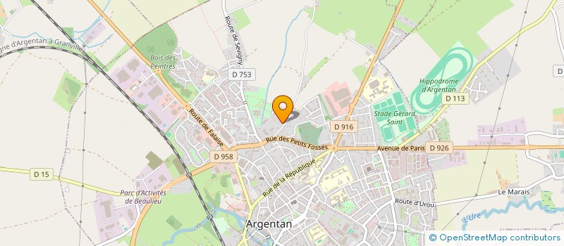 localisation de l'entreprise SOCIETE CIVILE LAVANDON à ARGENTAN