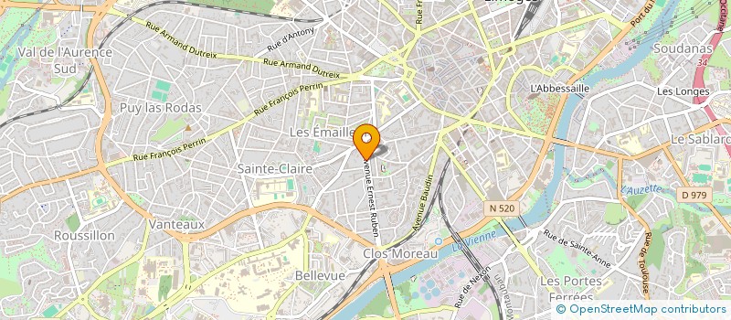 localisation de l'entreprise SOCIETE CIVILE LAVOISIER à LIMOGES