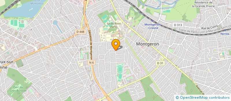 localisation de l'entreprise SOCIETE CIVILE LCMA à MONTGERON