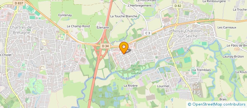 localisation de l'entreprise SOCIETE CIVILE LE 21 GUE  NOYAL-CHATILLON-SUR-SEICHE