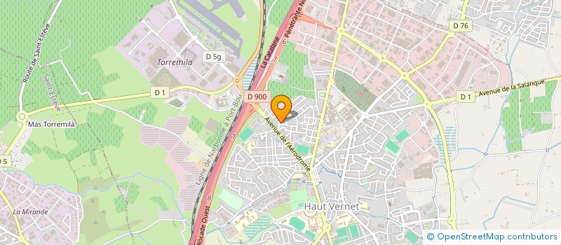 localisation de l'entreprise SOCIETE CIVILE LE BALCON-GUYNEMER  PERPIGNAN