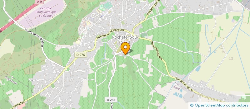localisation de l'entreprise SOCIETE CIVILE LE BARRI à ROCHEFORT-DU-GARD