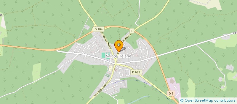 localisation de l'entreprise SOCIETE CIVILE LE BATTANT  AVENSAN