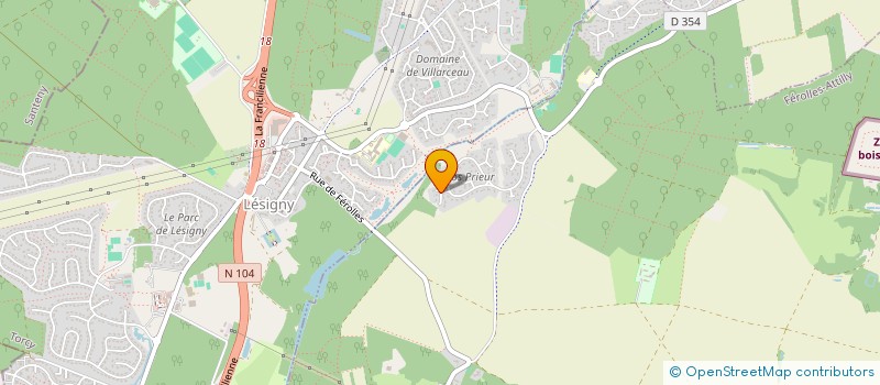 localisation de l'entreprise SOCIETE CIVILE LE BOIS DES DAMES  FEROLLES-ATTILLY