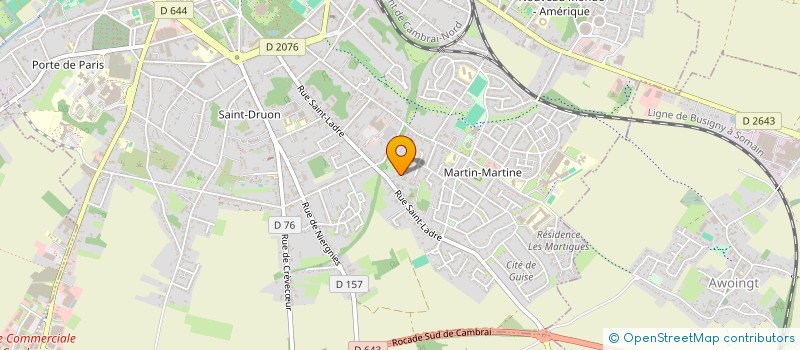 localisation de l'entreprise SOCIETE CIVILE LE BOUQUET à CAMBRAI