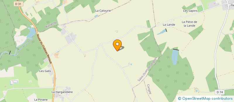 localisation de l'entreprise SOCIETE CIVILE LE CALAIS  CANGEY