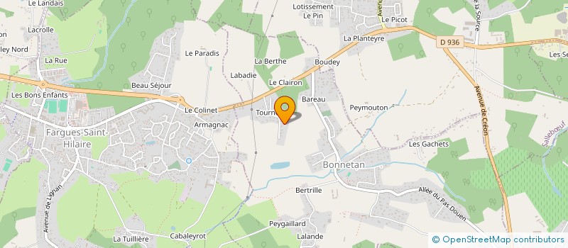 localisation de l'entreprise SOCIETE CIVILE LE CARRE DE PEGASE  BONNETAN