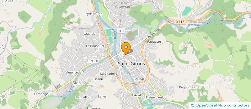 localisation de l'entreprise SOCIETE CIVILE LE CASTAUR à SAINT-GIRONS