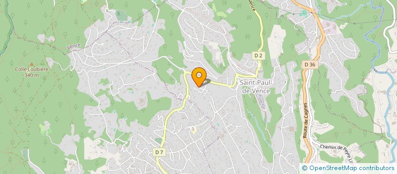 localisation de l'entreprise SOCIETE CIVILE LE CEDRE BLEU à SAINT-PAUL-DE-VENCE