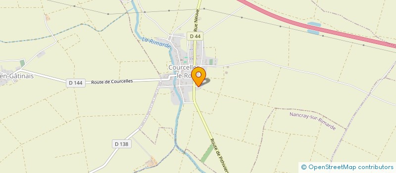localisation de l'entreprise SOCIETE CIVILE LE CHATEL D'O  COURCELLES-LE-ROI