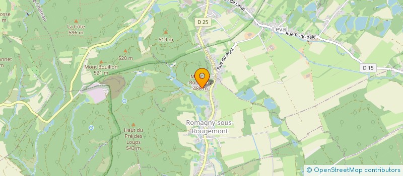 localisation de l'entreprise SOCIETE CIVILE LE CLOS DE SCHAVANN à ROMAGNY-SOUS-ROUGEMONT