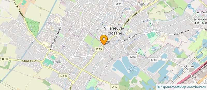 localisation de l'entreprise SOCIETE CIVILE LE CLOS DES MURIERS à VILLENEUVE-TOLOSANE
