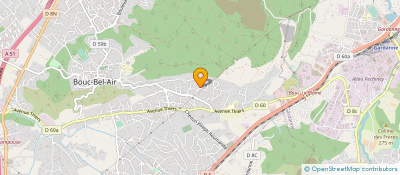 localisation de l'entreprise SOCIETE CIVILE LE CLOS DES OLIVIERS à BOUC-BEL-AIR