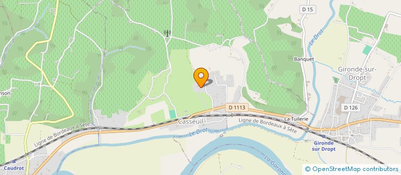 localisation de l'entreprise SOCIETE CIVILE LE COULOUMEY RICHARD  CASSEUIL