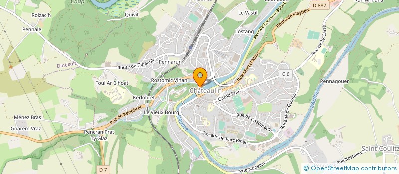 localisation de l'entreprise SOCIETE CIVILE LE DOARE PASQUET  CHATEAULIN