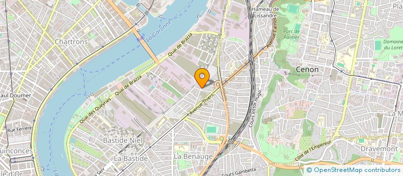 localisation de l'entreprise SOCIETE CIVILE LE GRIFEU  BORDEAUX