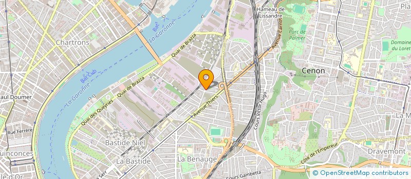 localisation de l'entreprise SOCIETE CIVILE LE GRIFU à BORDEAUX