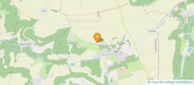 localisation de l'entreprise SOCIETE CIVILE LE HAMEAU  HAUTEFONTAINE