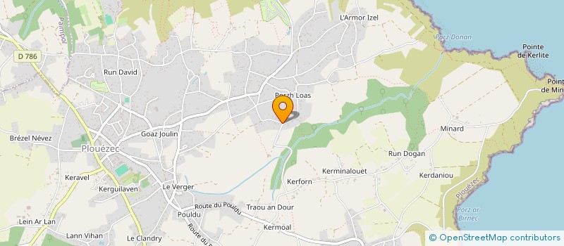 localisation de l'entreprise SOCIETE CIVILE LE HOGUILLARD  PLOUEZEC