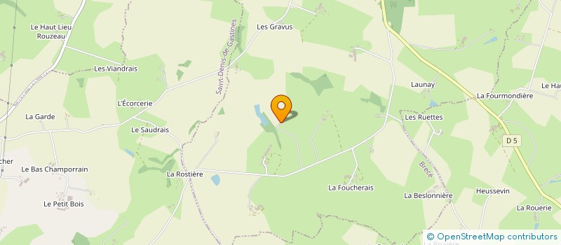 localisation de l'entreprise SOCIETE CIVILE LE JARDIN  BRECE