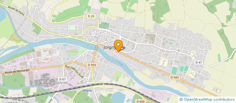 localisation de l'entreprise SOCIETE CIVILE LE LION D'OR à JOIGNY
