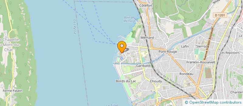 localisation de l'entreprise SOCIETE CIVILE LE LUSSAC  AIX-LES-BAINS