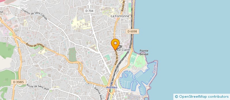 localisation de l'entreprise SOCIETE CIVILE LE MADRIANE à ANTIBES