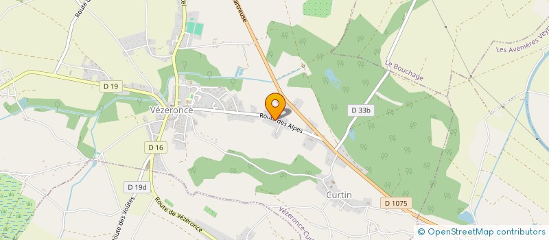 localisation de l'entreprise SOCIETE CIVILE LE MAS DES EVAUX  VEZERONCE-CURTIN