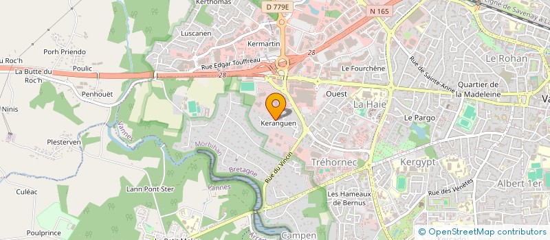 localisation de l'entreprise SOCIETE CIVILE LE MATIN CLAIR à VANNES