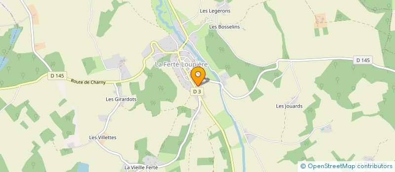 localisation de l'entreprise SOCIETE CIVILE LE MOULIN  VALRAVILLON