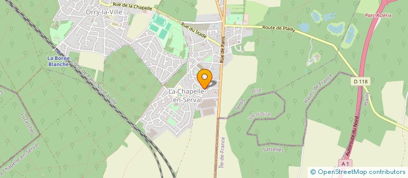 localisation de l'entreprise SOCIETE CIVILE LE PHARE  LA CHAPELLE-EN-SERVAL