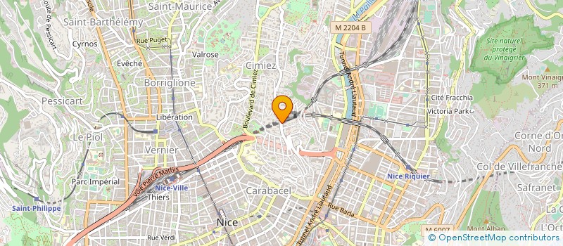 localisation de l'entreprise SOCIETE CIVILE LE PIN à NICE