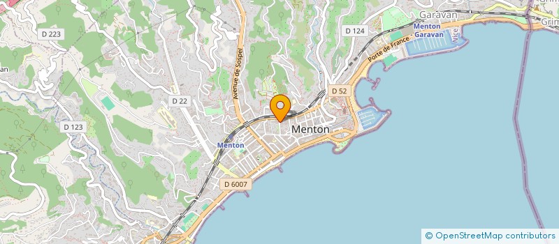 localisation de l'entreprise SOCIETE CIVILE LE PIRANESE 137 à MENTON
