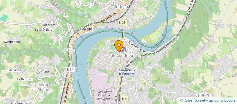 localisation de l'entreprise SOCIETE CIVILE LE PONANT  LYON