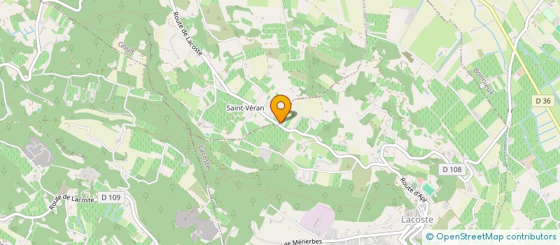 localisation de l'entreprise SOCIETE CIVILE LE PORTAIL SAINT SAUVEUR  LACOSTE