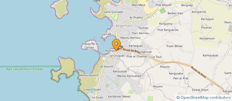 localisation de l'entreprise SOCIETE CIVILE LE ROCHARD  LANDUNVEZ