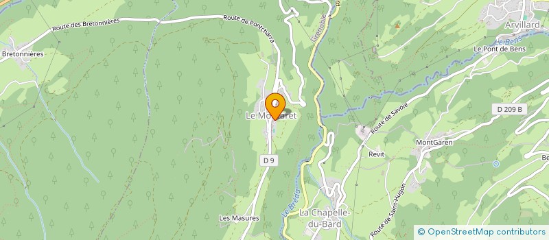 localisation de l'entreprise SOCIETE CIVILE LE ROCHER BLANC  LE HAUT-BREDA