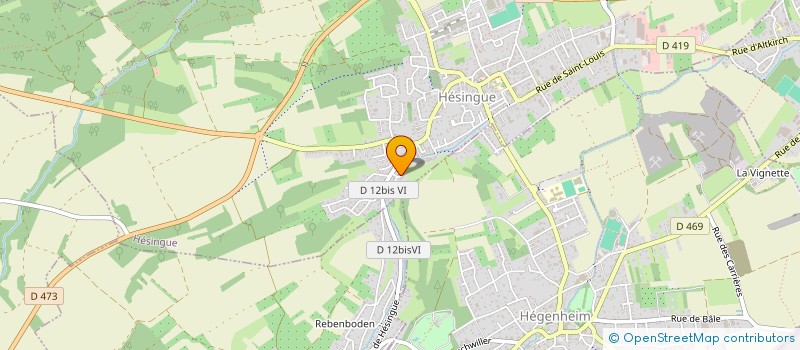 localisation de l'entreprise SOCIETE CIVILE LE ROYAL  HESINGUE