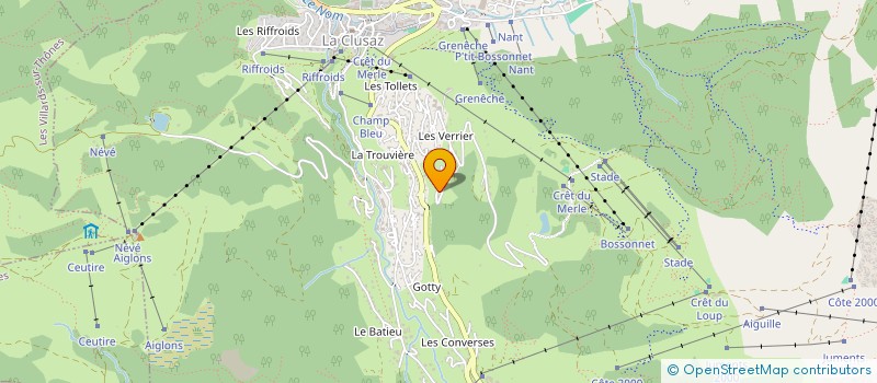 localisation de l'entreprise SOCIETE CIVILE LE SAPIN BLANC à LA CLUSAZ