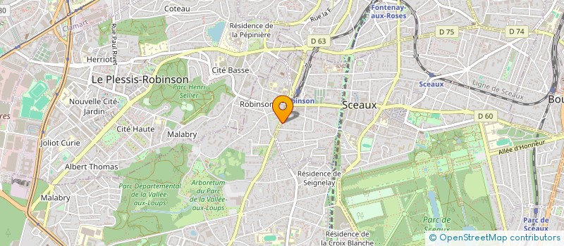 localisation de l'entreprise SOCIETE CIVILE LE SEMNOZ à SCEAUX