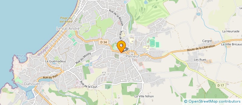 localisation de l'entreprise SOCIETE CIVILE LE TILLEUL  PLENEUF-VAL-ANDRE