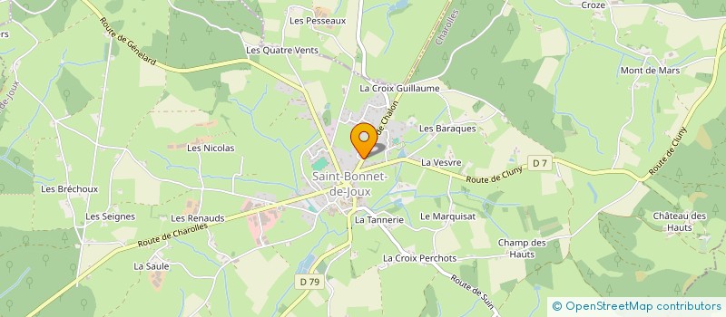 localisation de l'entreprise SOCIETE CIVILE LE VAL DE JOUX  SAINT-BONNET-DE-JOUX