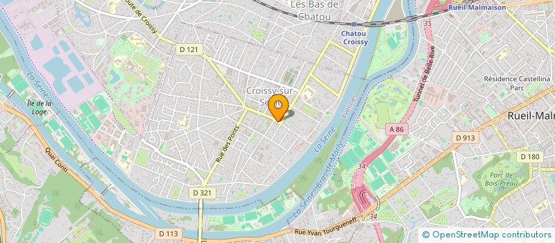 localisation de l'entreprise SOCIETE CIVILE LE VIEUX PLATANE  CROISSY-SUR-SEINE