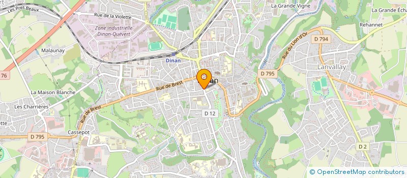 localisation de l'entreprise SOCIETE CIVILE LE VOYER-VILLIN  DINAN