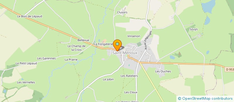 localisation de l'entreprise SOCIETE CIVILE LECLERC TECHNO G  SAINT-MENOUX