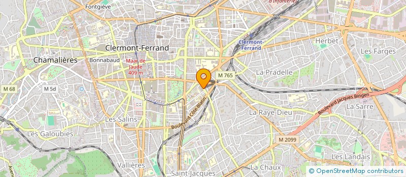 localisation de l'entreprise SOCIETE CIVILE LEMPDES LA DEGNELLE  CLERMONT-FERRAND