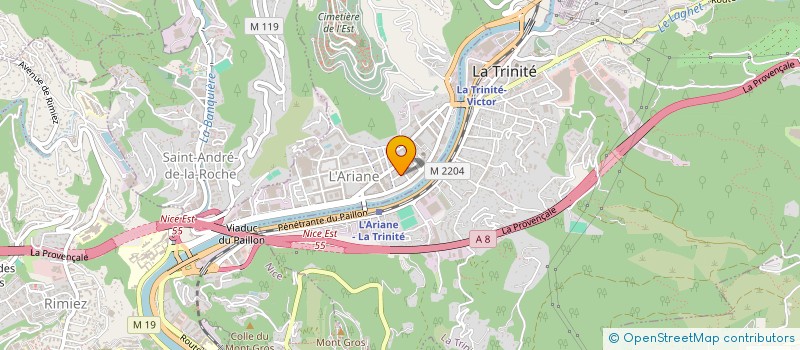localisation de l'entreprise SOCIETE CIVILE LES AMANDIERS  NICE