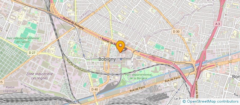 localisation de l'entreprise SOCIETE CIVILE LES AMIS  BOBIGNY